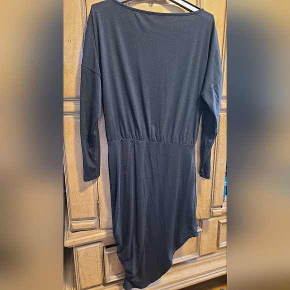 Women's Long Sleeve Off Shoulder Dress Sz L - Picture 3 of 3